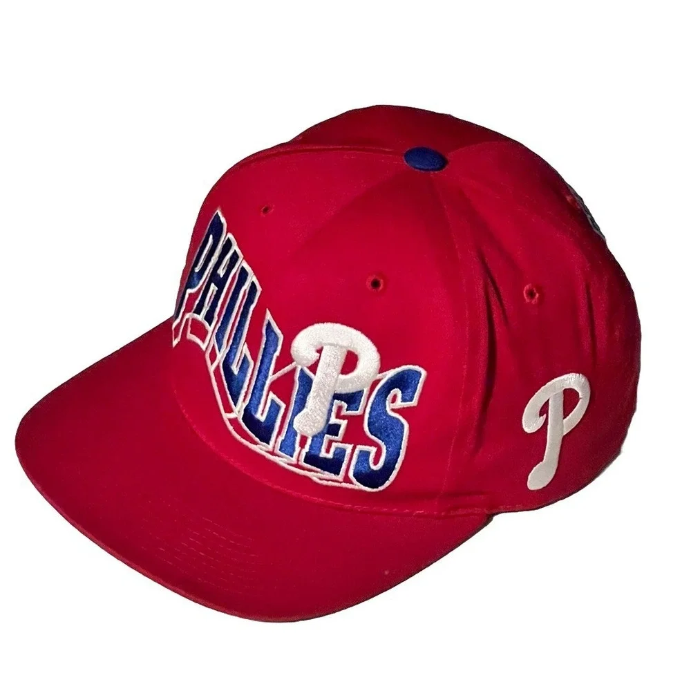 Vintage Philadelphia Phillies Hat Splash Wave Sports Specialties Blockhead Rare